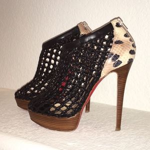 Christian Louboutin Net Platform Pumps